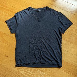 John Varvatos Black V-Neck T Shirt